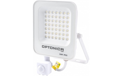 Proiector LED cu senzor Optonica, 30W, lumina rece (6000K), IP65, 2700lm