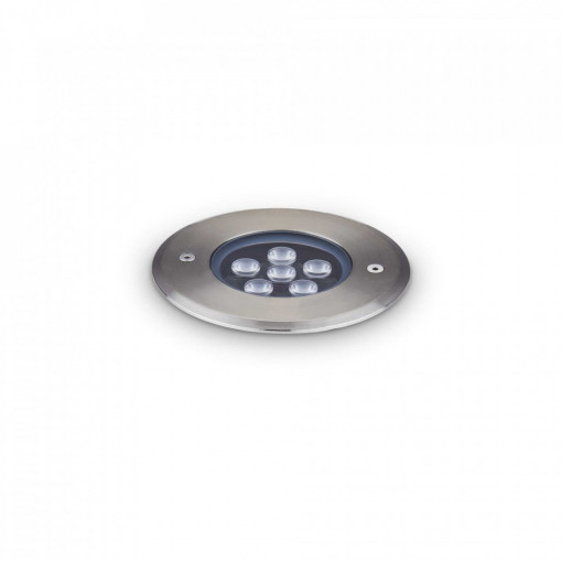Spot de pardoseala LED FLOOR PT D12, 6W, 780 lm, lumina calda (3000K), 255668, Ideal Lux