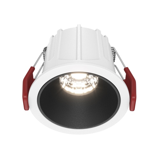 Spot LED Alfa DL043-01-10W4K-D-RD-WB, dimabil, 10W, 500lm, lumina neutra, IP20, alb+negru, Maytoni