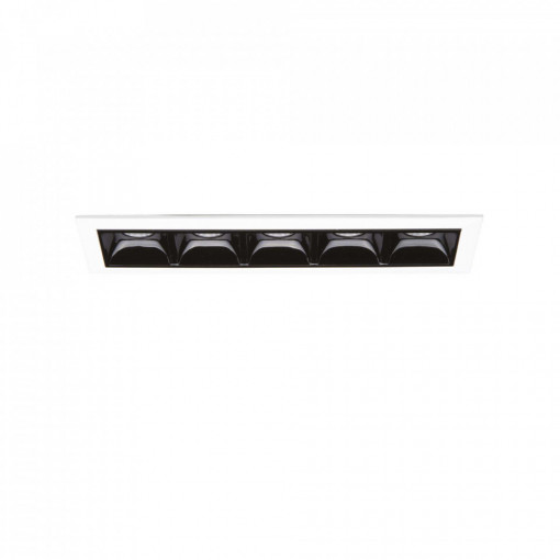 Spot LED Lika Trim 206219, incastrabil, 12.5W, 1100lm, lumina calda, IP20, alb, Ideal Lux