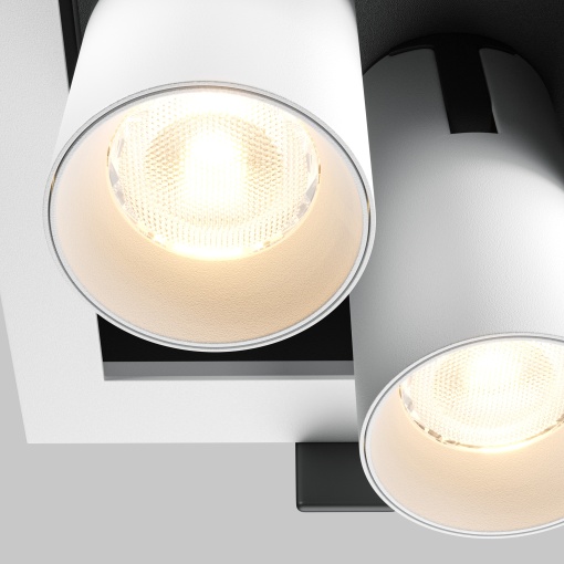 Spot LED Magnum DL094-02-7W3K-W, incastrat, 14W, 1250lm, lumina calda, IP20, alb, Maytoni