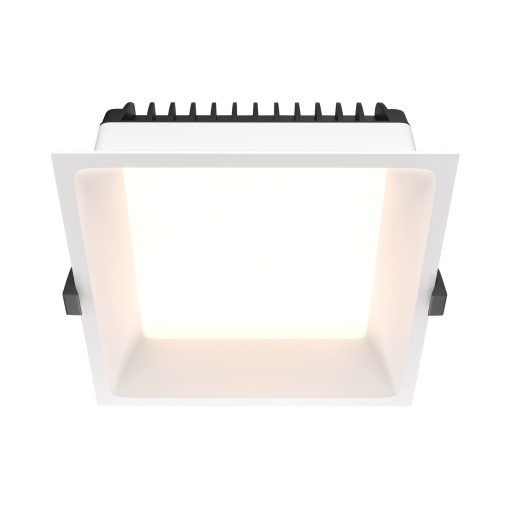 Spot LED Okno DL056-18W3K-W, incastrat, 18W, 1400lm, lumina calda, IP44, alb, Maytoni