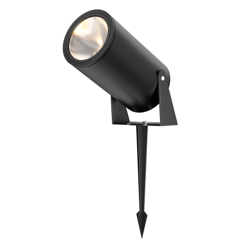 Stalp pentru exterior LED Bern O050FL-L30GF3K, 30W, 2800lm, lumina calda, IP65, grafit, Maytoni