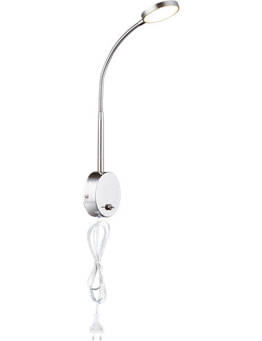 Aplica aluminiu crom, 1 bec, Globo 24103W