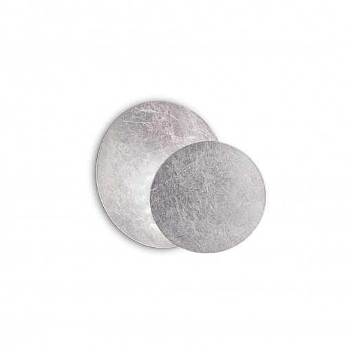 Aplica LED TICK, metal, argintiu, 7.5W, 700 lumeni, lumina calda (3000K), 238951, Ideal Lux
