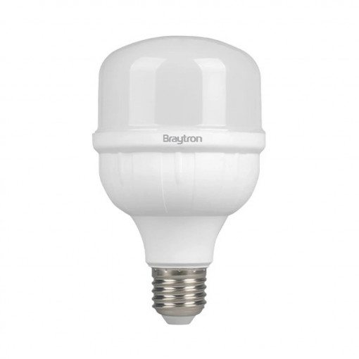 Bec LED Braytron, 28W(175W), T100, E27, 2850 lm, lumina rece (6500K), clasa energetica F