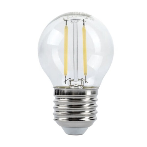 Bec LED Vintage 2W GTV, E27, 200 lm, lumina calda (3000K), clasa energetica F
