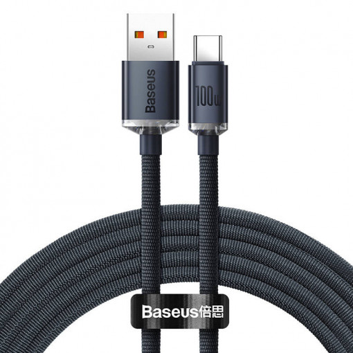 Cablu Type C-Type C, Quick Charge, 100W, 1.2m, negru, Baseus