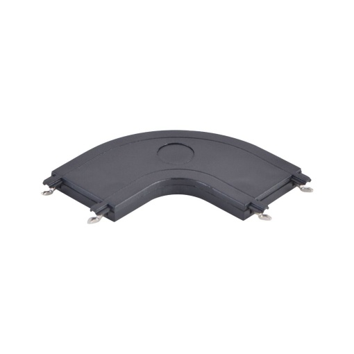 Conector pentru imbinare sine magnetice, colt rotund, negru, Klausen [1]- savelectro.ro