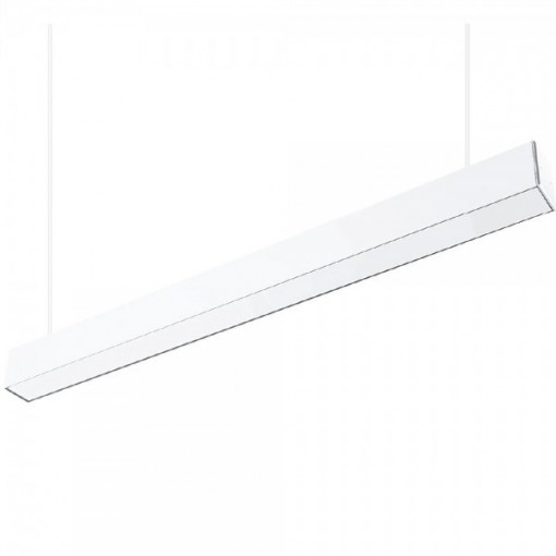 Corp de iluminat liniar LED suspendat 36W, 1200mm, 3240lm, lumina calda(3000 K), alb, Braytron