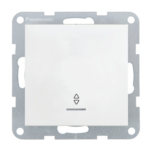 Intrerupator cap scara cu led 10A, IP20, Alb, Panasonic Karre Plus 55