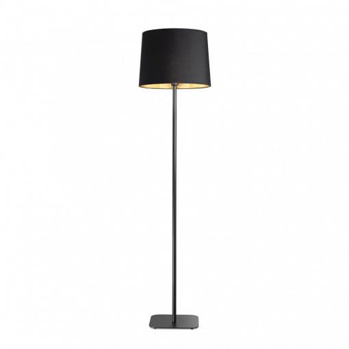 Lampadar NORDIK PT1, metal, textil, negru, 1 bec, dulie E27, 161716, Ideal Lux