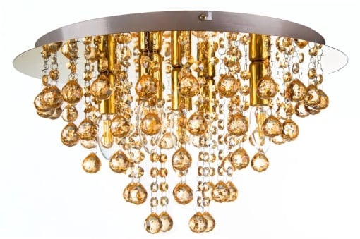 Lustra London, 5 x E14 max. 40W, 460 mm, IP20, aurie, Globo Lighting
