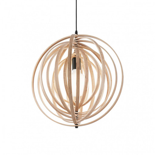 Pendul Disco 138275, 1xE27, natural, IP20, Ideal Lux