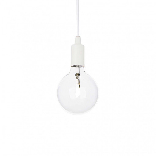 Pendul Edison 113302, 1xE27, alb, IP20, Ideal Lux
