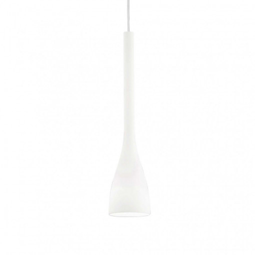 Pendul FLUT SP1 BIG, sticla, alb, 1 bec, dulie E27, 035666, Ideal Lux