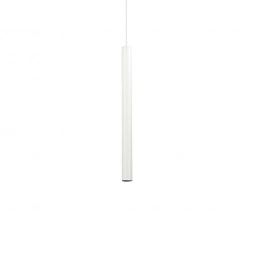 Pendul LED ULTRATHIN, rotund, metal, alb, 11.5W, 1250 lumeni, lumina calda (3000K), 156682, Ideal Lux