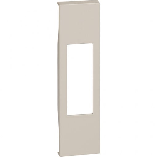 Placa pentru priza standard italian, 1 modul, culoare nisip, Bticino Living Now