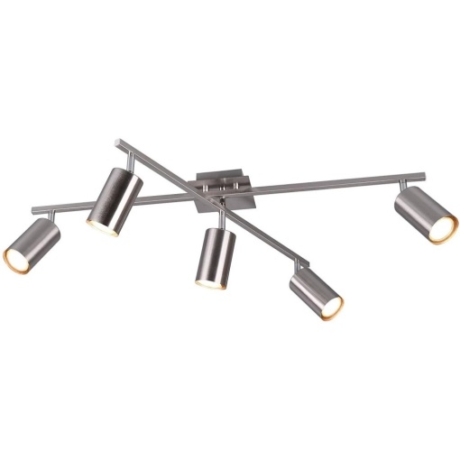 Plafoniera Globo Loft, 5xGU10, nichel mat, IP20