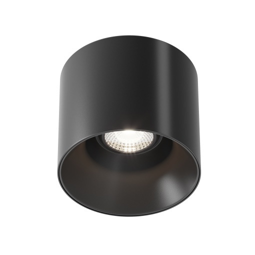 Plafoniera LED Alfa C064CL-01-15W4K-D-RD-B, dimabila, 15W, 1280lm, lumina neutra, IP20, neagra, Maytoni