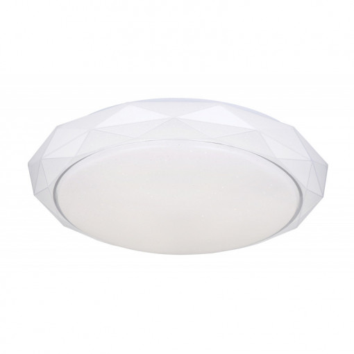 Plafoniera LED Andi 48304CCT, cu telecomanda, 48W, 3360lm, lumina calda+neutra+rece, IP20, alba, Globo Lighting