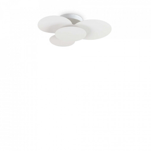 Plafoniera LED Cloud 263519, 33W, 2000lm, lumina calda, IP20, alba mata, Ideal Lux