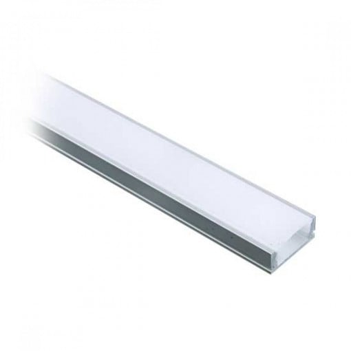 Profil banda led din aluminiu, aplicat, lungime 2 metri, IP20, V-TAC