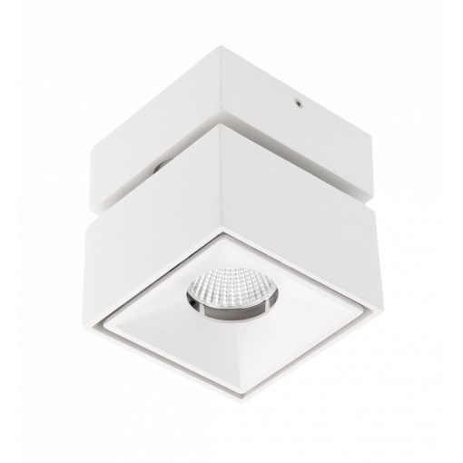 Spot LED Bianco LD-BNC8WKB-NB, 8W, 298lm, lumina neutra, IP20, alb, GTV