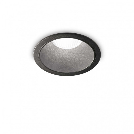 Spot LED Game 192314, rotund, incastrat, 11W, 1000lm, lumina calda, IP20, negru, Ideal Lux [1]- savelectro.ro