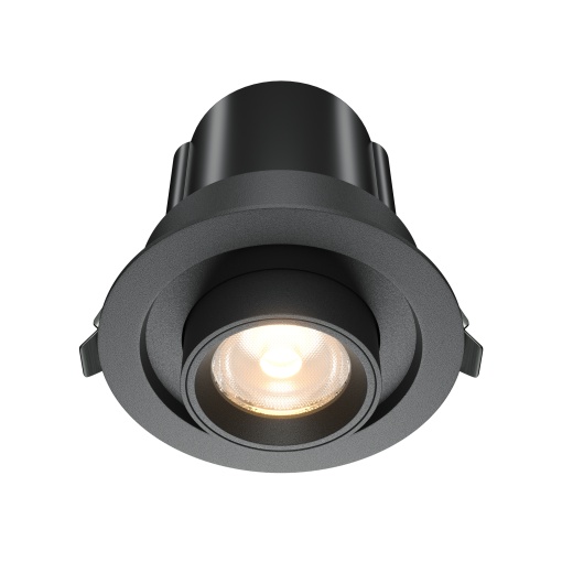 Spot LED Hidden DL095-01-10W3K-B, 10W, 780lm, lumina calda, IP20, negru, Maytoni