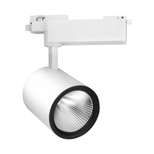 Spot LED pe sina LED, 30W, lumina calda(3000 K), 2660 lm, alb, Braytron