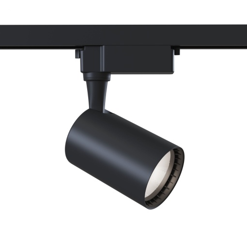 Spot LED pe sina Maytoni Vuoro, 10W, lumina calda(3000K), negru, 1 circuit