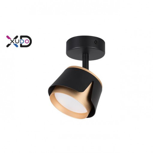 Spot Xudo, 1xGX53, orientabil, auriu+negru