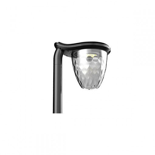 Stalp LED pentru exterior negru, dimabil, 1W, temperatura de culoare ajustabila (3000-6000K), 60 lm, IP54, Optonica
