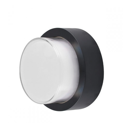 Aplica LED pentru exterior rotunda, 15W, 1450lm, lumina neutra (4000K), neagra, alba, Braytron
