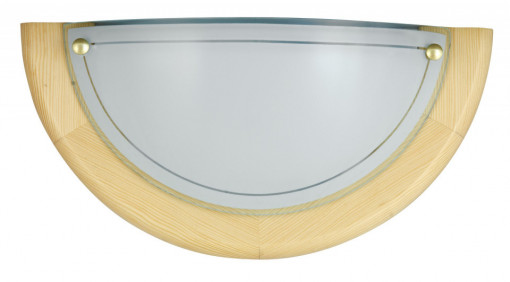 Aplica Ufo, metal, sticla, natur, 1 bec, dulie E27, 5401, Rabalux