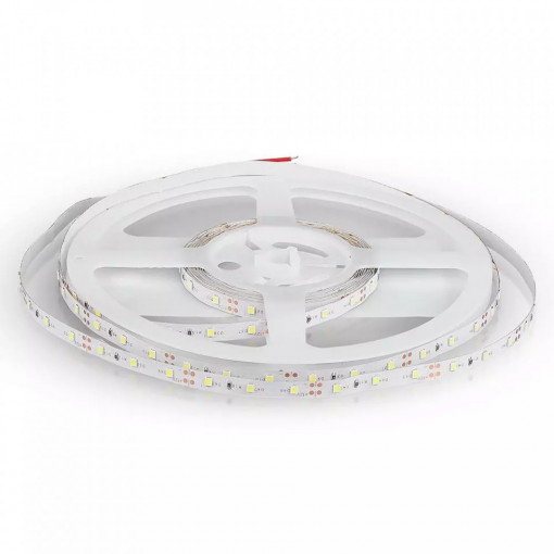 Banda led 12V 3528 60 leduri/m, putere 3.6W/M, protectie IP20, galbena, V-TAC