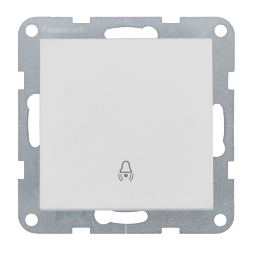 Intrerupator sonerie 10A, IP20, Seashell, Panasonic Karre Plus 55 Soft Touch