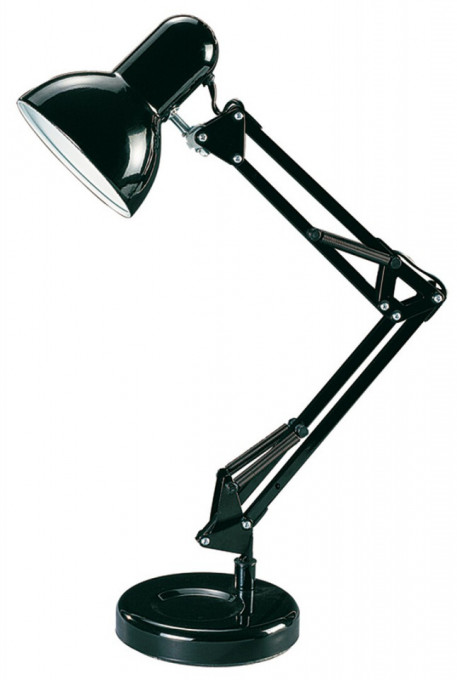 Lampa de birou Samson 4212, cu intrerupator, orientabila, 1xE27, neagra, IP20, Rabalux