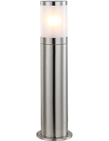 Lampa de exterior otel inoxidabil sticla, 1 bec, dulie E27, Globo 32015