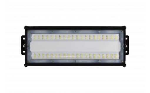 Lampa industriala liniara LED Optonica, 50W, 6000K, IP65, IK08, aluminiu, neagra