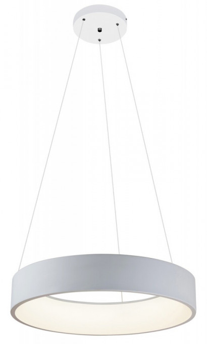 Lustra LED Adeline 2510, 36W, 2100lm, lumina neutra, IP20, alba, Rabalux