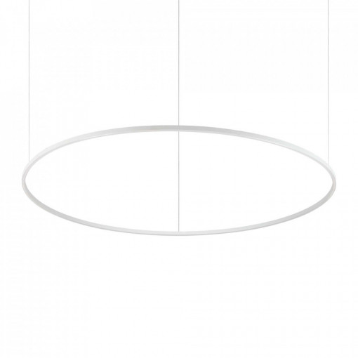 Lustra LED Oracle 265957, rotunda, 87W, 6250lm, lumina calda, IP20, alba, Ideal Lux