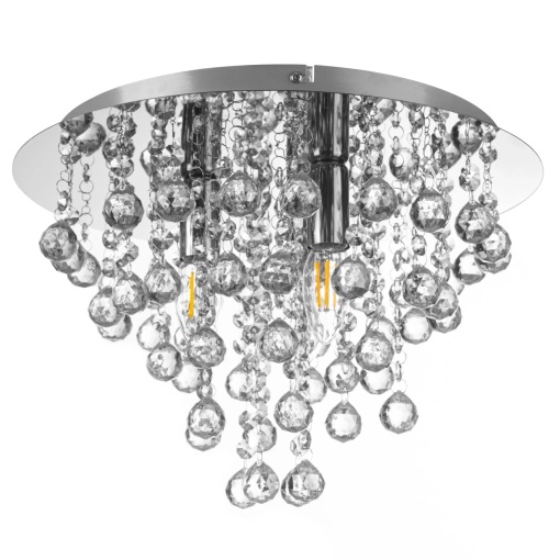Lustra London, 3 x E14 max. 40W, IP20, cromata, Globo Lighting