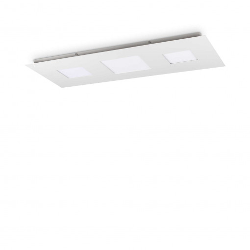Plafoniera LED RELAX, metal, alb, 78W, 5250 lumeni, lumina calda (3000K), 255941, Ideal Lux