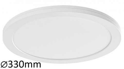 Plafoniera Sonnet LED, metal, alb, senzor de miscare, 2800 lm, lumina neutra (4000K), 1492, Rabalux