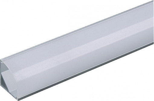 Profil aluminiu banda led, de colt, lungime 2 metri, IP20, alb, V-TAC