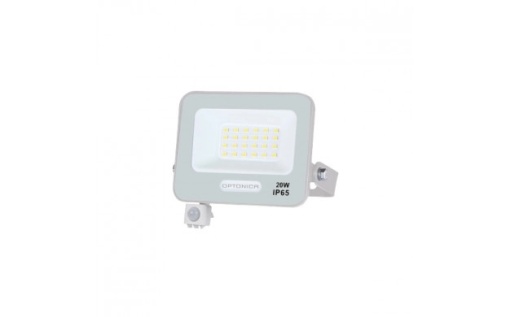 Proiector LED cu senzor Optonica, 20W, lumina rece (6000K), IP65, 1800lm