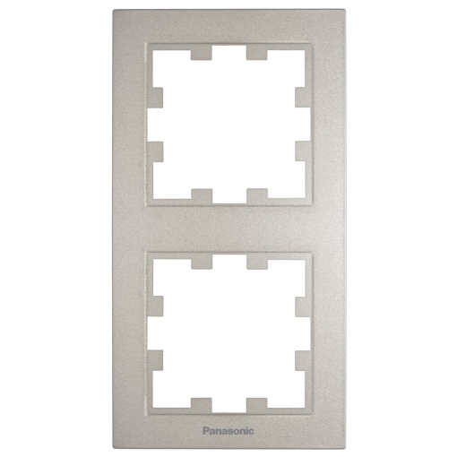 Rama dubla verticala, IP20, Bronz, Panasonic Karre Plus 55