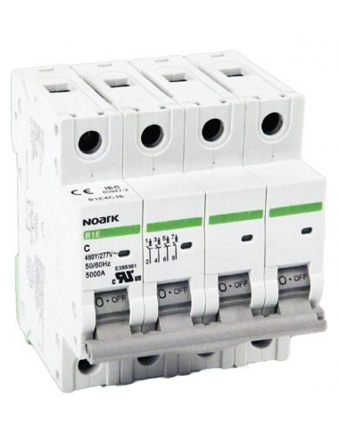 Siguranta automata 3P+N, 20A, curba de declansare C, capacitate de rupere 4,5kA, Noark [1]- savelectro.ro